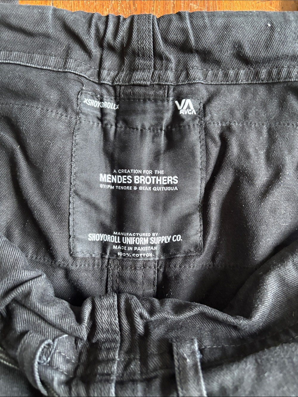 Shoyoroll x RVCA Black Brazilian Jiu-Jitsu Gi with Logo Patches size A2 - Picture 5 of 7